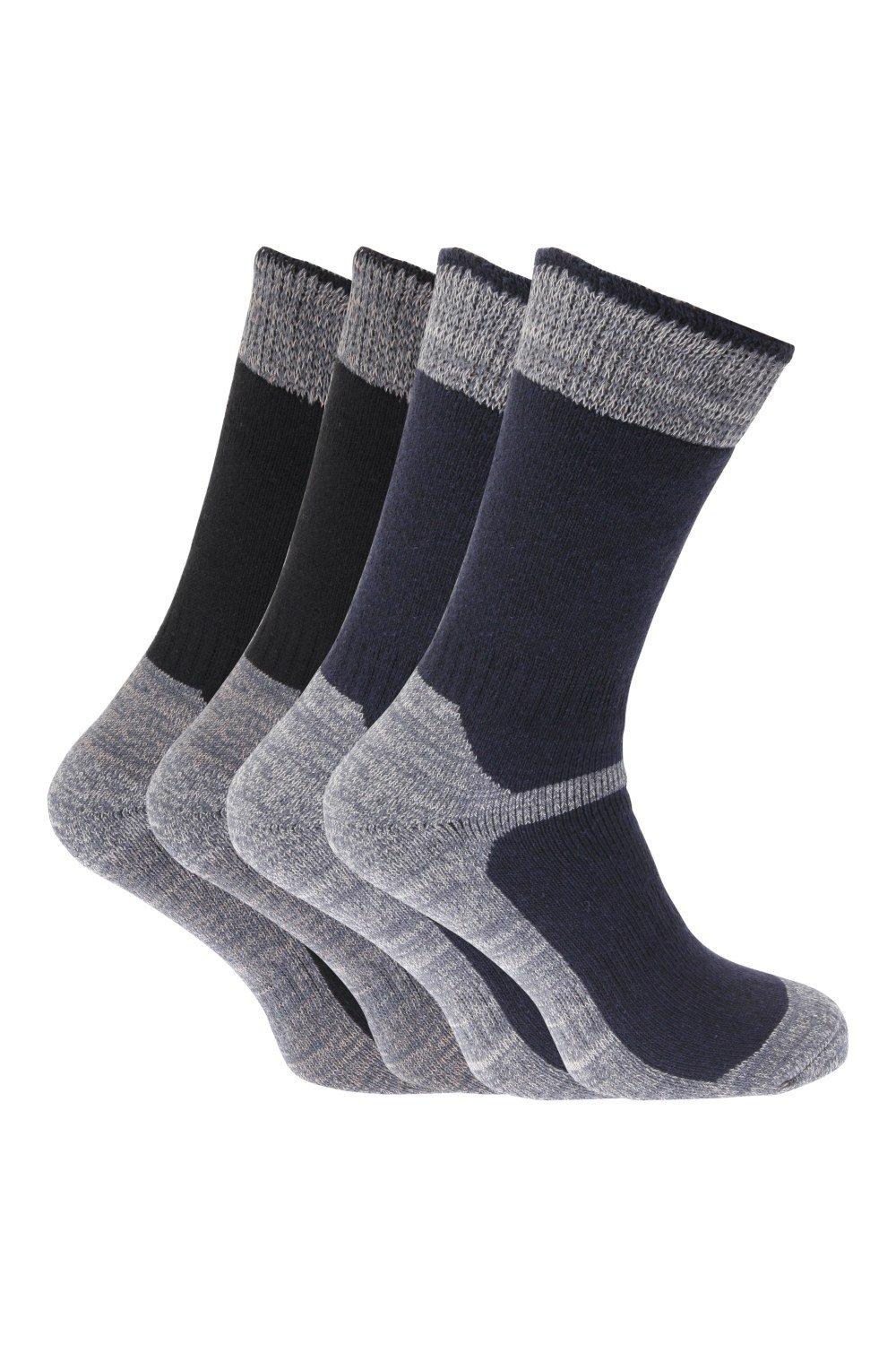 Heavy Weight Reinforced Toe Work Boot Socks (Pack Of 4)
