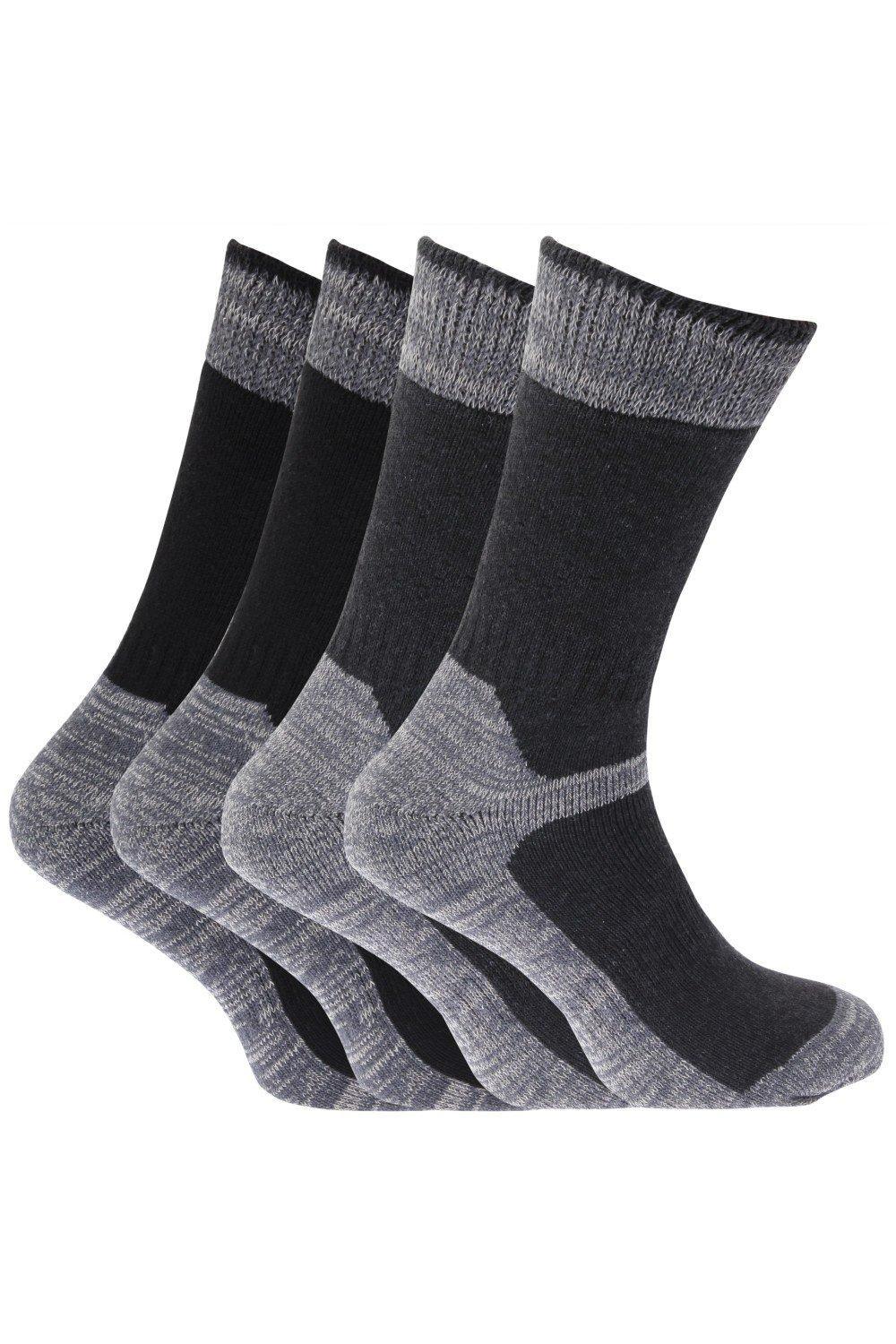 Heavy Weight Reinforced Toe Work Boot Socks (Pack Of 4)