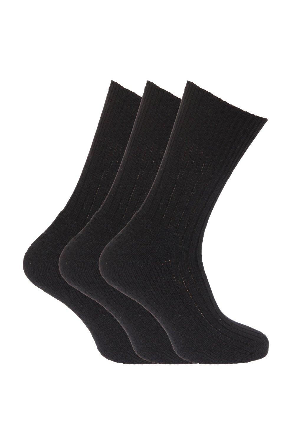 Wool Blend Non Elastic Top Light Hold Socks (Pack Of 3)