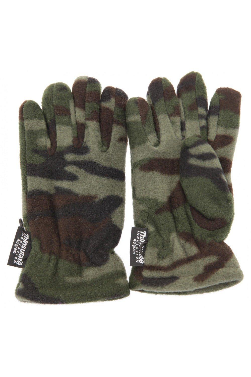 Camouflage Thinsulate Thermal Winter Gloves (3M 40g)