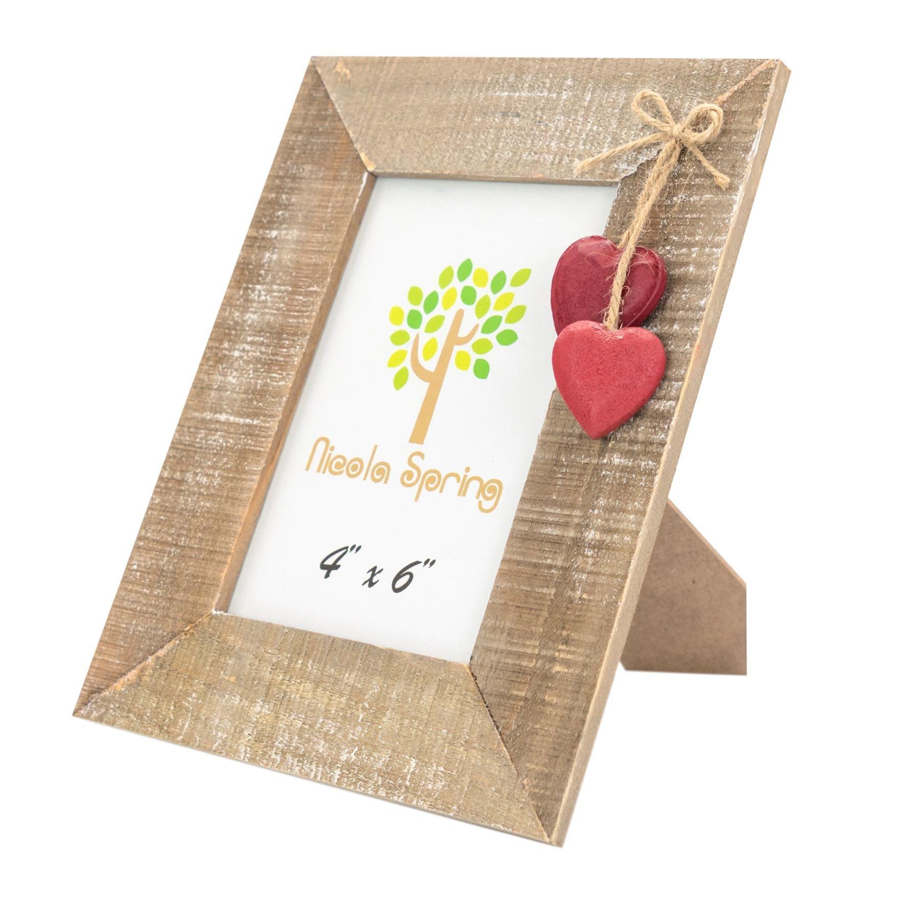 Heart Picture Frame red