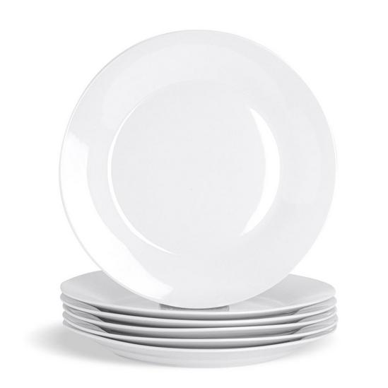 Argon Tableware Classic White Dinner Plates 30cm Pack of 6 1