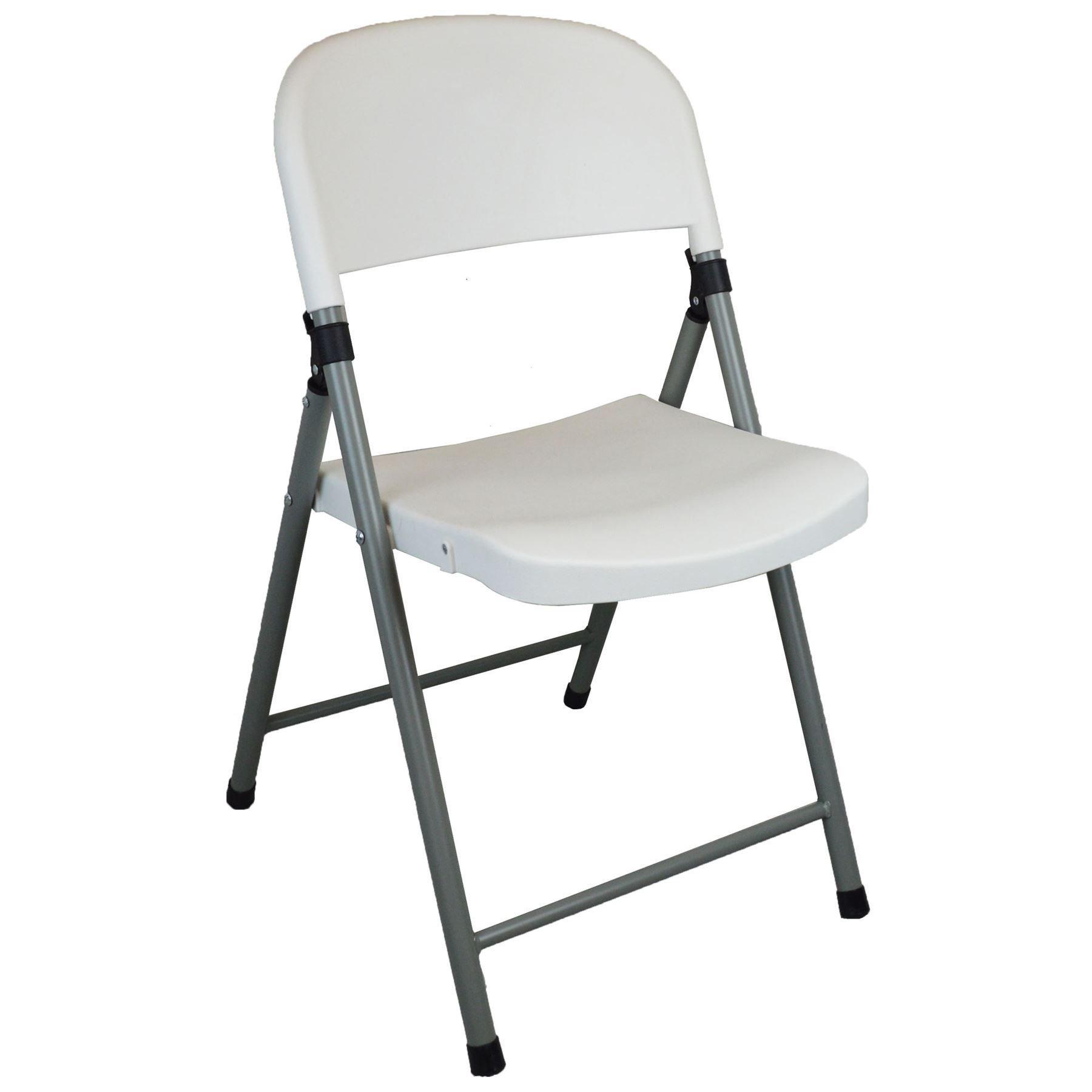 Steel Folding Chair brown,white