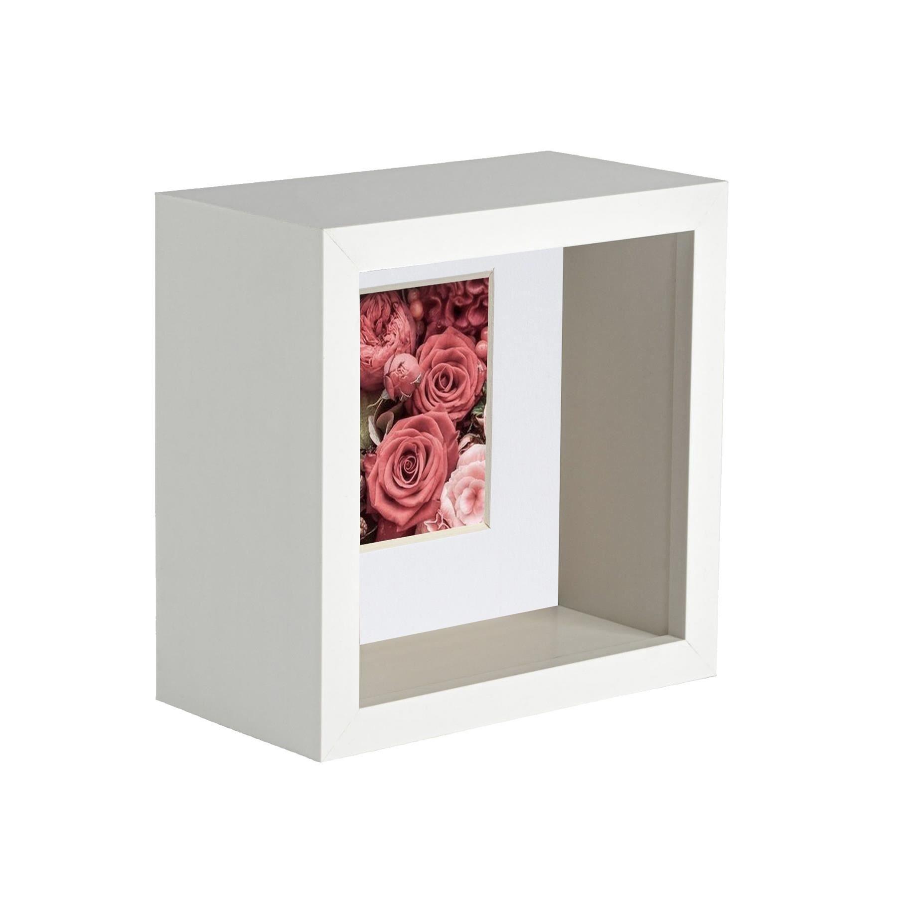 3D Shadow Picture Frame white