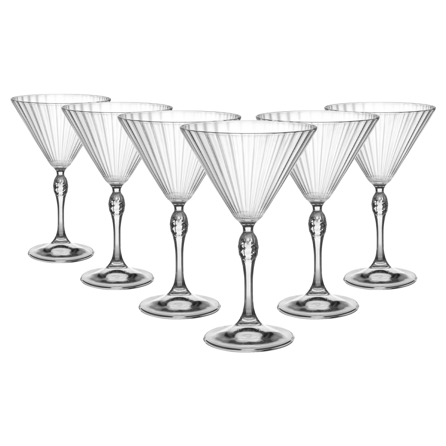 America '20s Martini Glasses - 250ml - Clear - Pack of 24