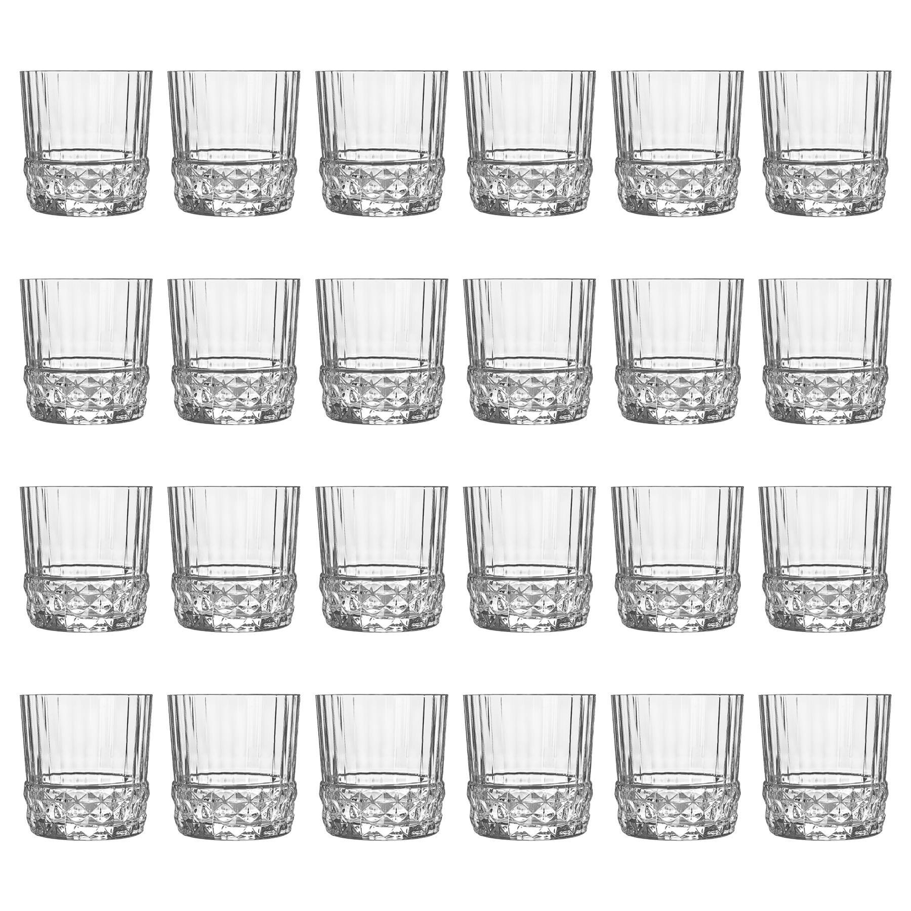 America '20s Whisky Glasses - 370ml - Clear - Pack of 24