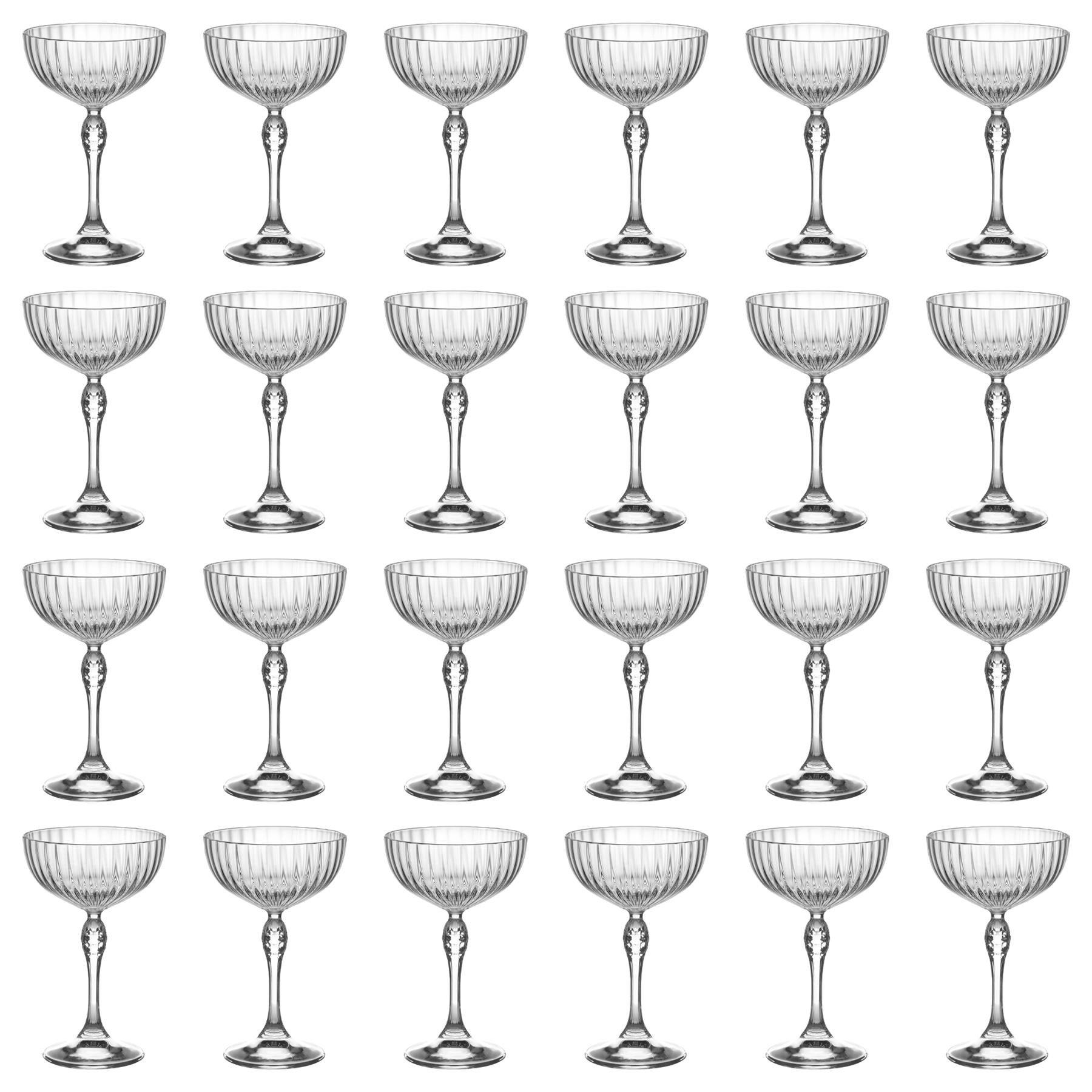 Bormioli Rocco America '20s Champagne Cocktail Saucers - 230ml - Clear - Pack of 24