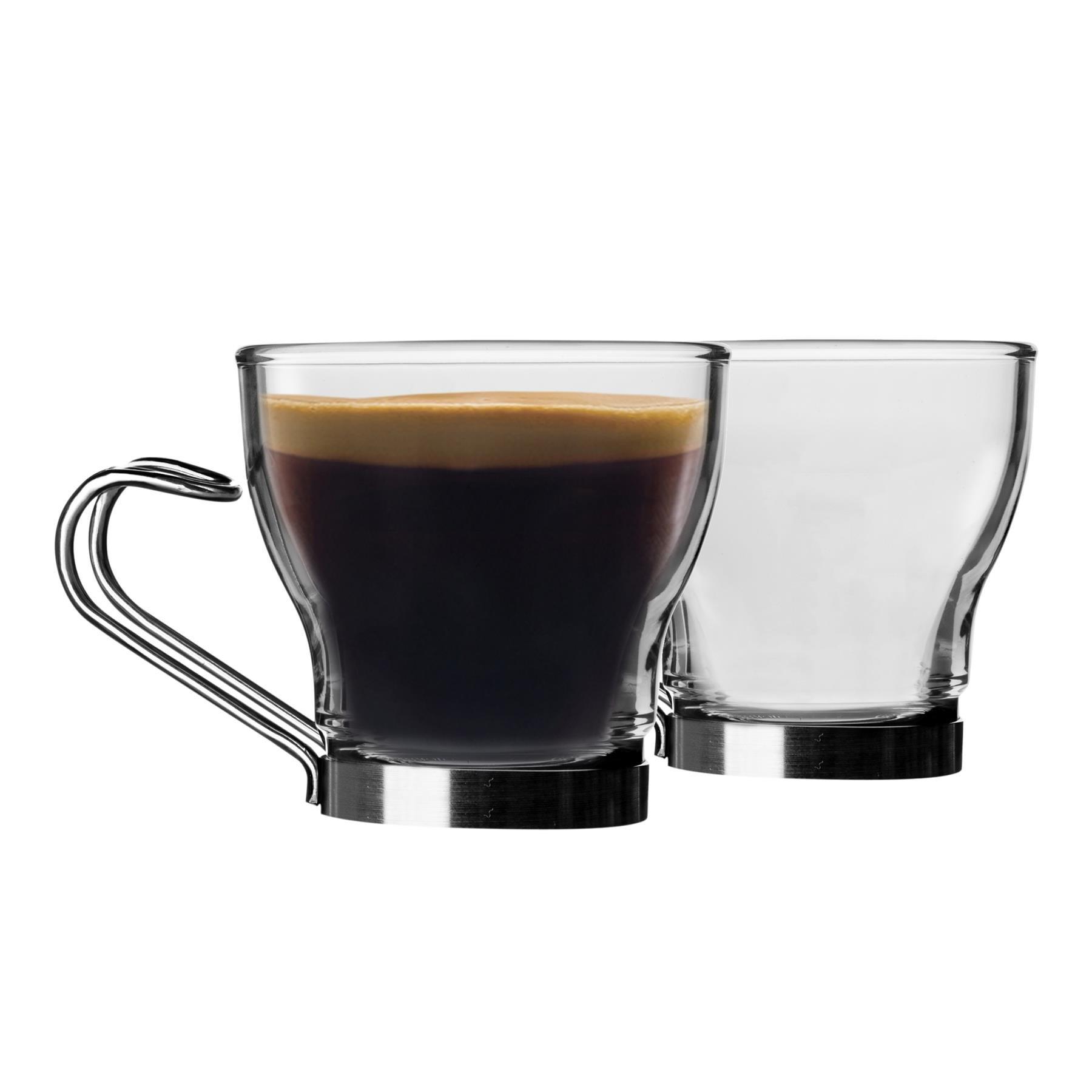 Oslo Glass Espresso Cups - 100ml - Clear - Pack of 24