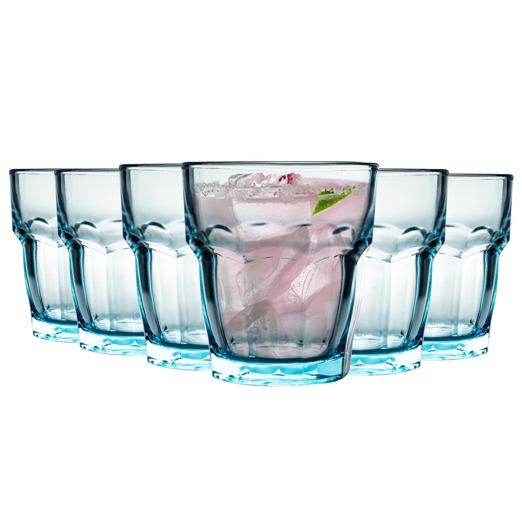 Rock Bar Lounge Water Glasses - 270ml - Blue - Pack of 24