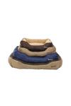 Bunty Deluxe Soft Washable Dog Pet Warm Basket Bed Cushion with Fleece Lining thumbnail 1