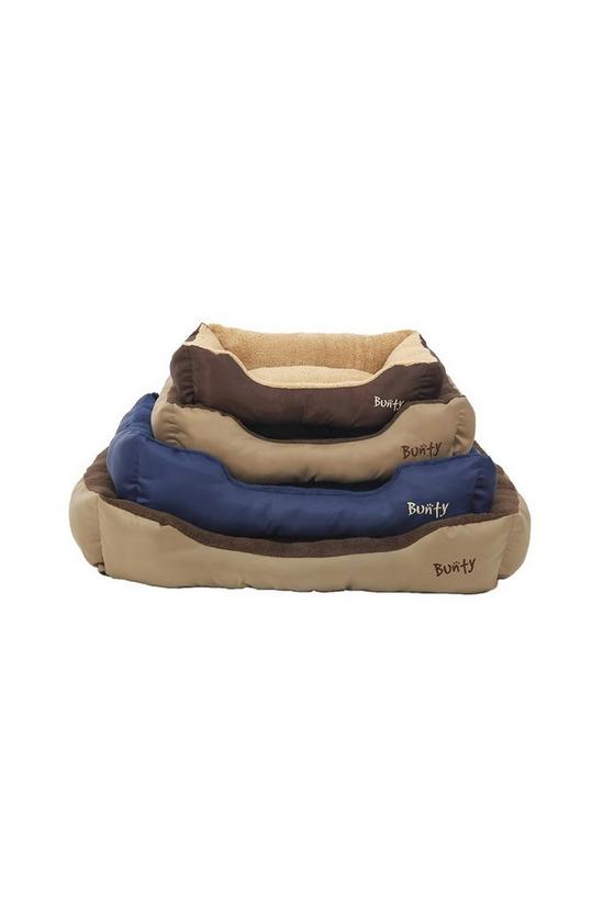 Bunty Deluxe Soft Washable Dog Pet Warm Basket Bed Cushion with Fleece Lining 1