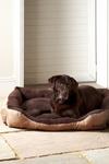Bunty Deluxe Soft Washable Dog Pet Warm Basket Bed Cushion with Fleece Lining thumbnail 3