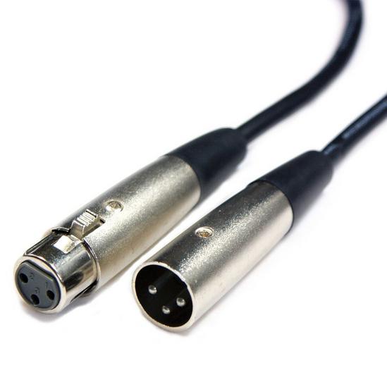 Loops 5x 10m 3 Pin XLR Male to Female Cable PRO Audio Microphone Speaker Mixer Lead 1