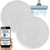 Loops Active Bluetooth Ceiling Speaker Kit 5.25" 80W Moisture Resistant Bathroom Audio thumbnail 1