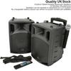 Loops 2x 100W Outdoor Portable PA Speaker System Bluetooth Wireless Rechargeable UHF thumbnail 2