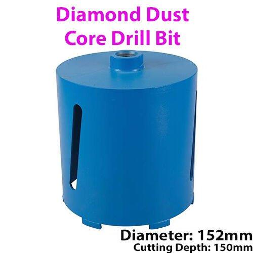 152mm x 150mm Diamond Core Drill Bit Hole Cutter For Brick Wall / Concrete Block