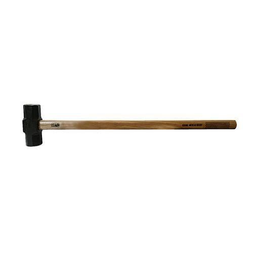10lb Hickory Sledge Hammer Forged Steel Head Hickory Zig Zag Grip Shaft