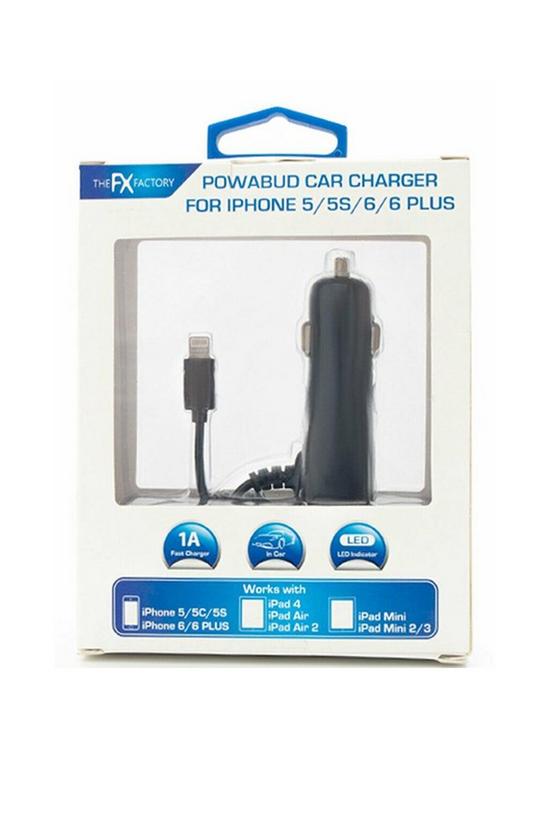 FX Powabud 'Car Charger' For iPhone 5/5s/6/6Plus Black 1