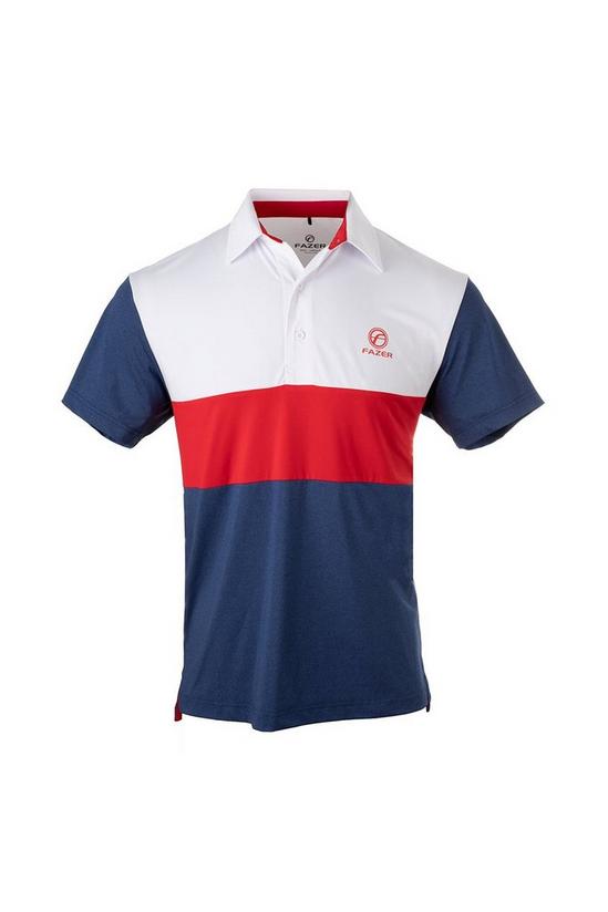 Fazer 'Batter' Colour Block Golf Polo Shirt 1