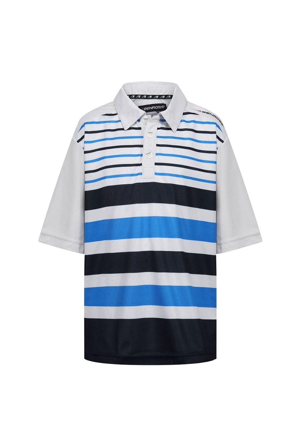 ’Block Stripe’ Polo T-Shirt