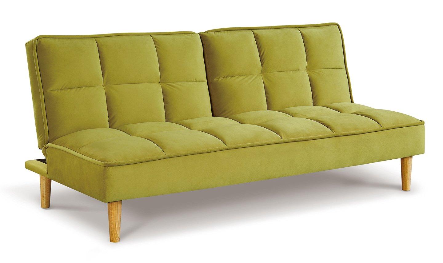 Manhattan Stylish and Versatile 3 Seater Velvet Sofa Bed