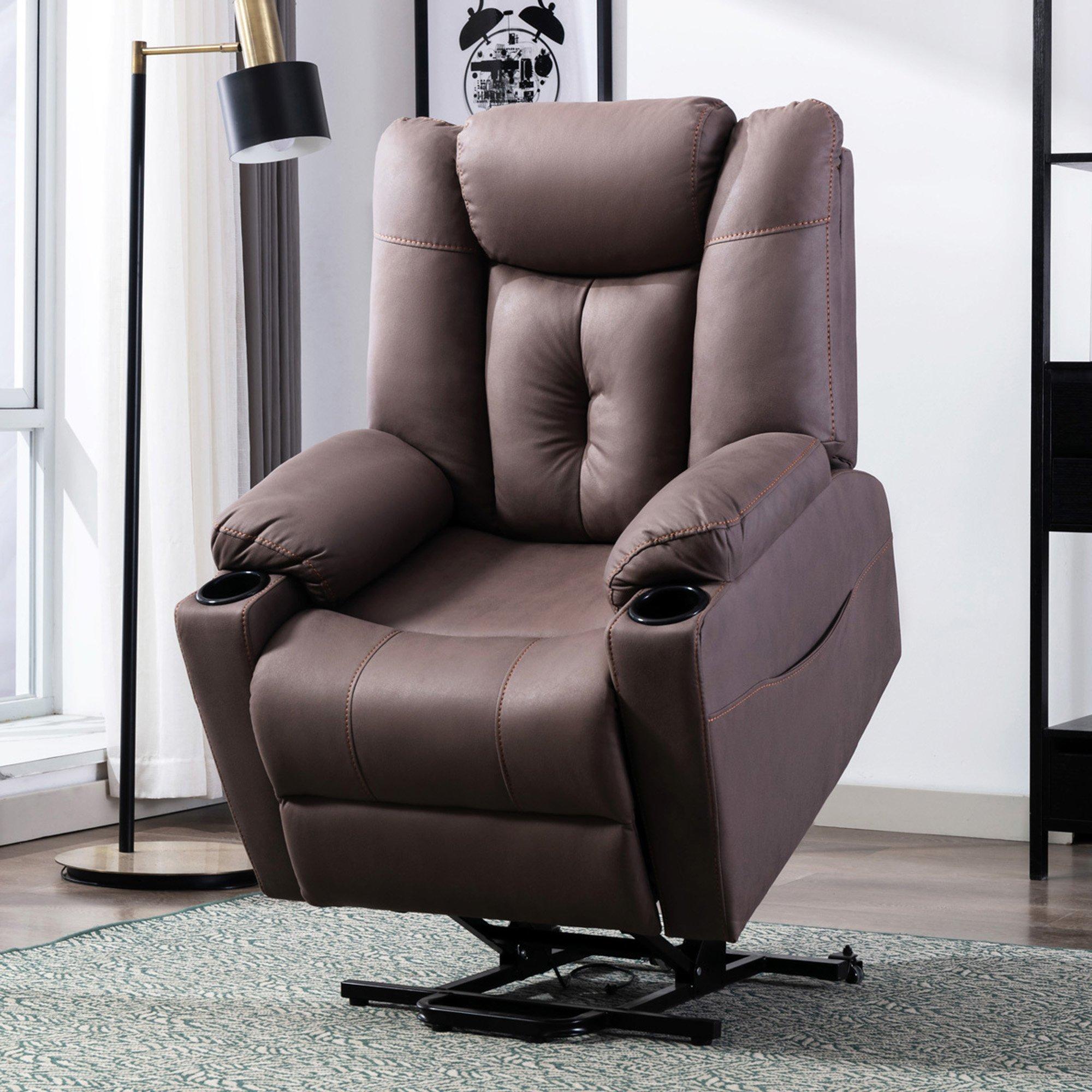 Afton Technology Fabric Single Motor Rise Recliner Lift Mobility Chair