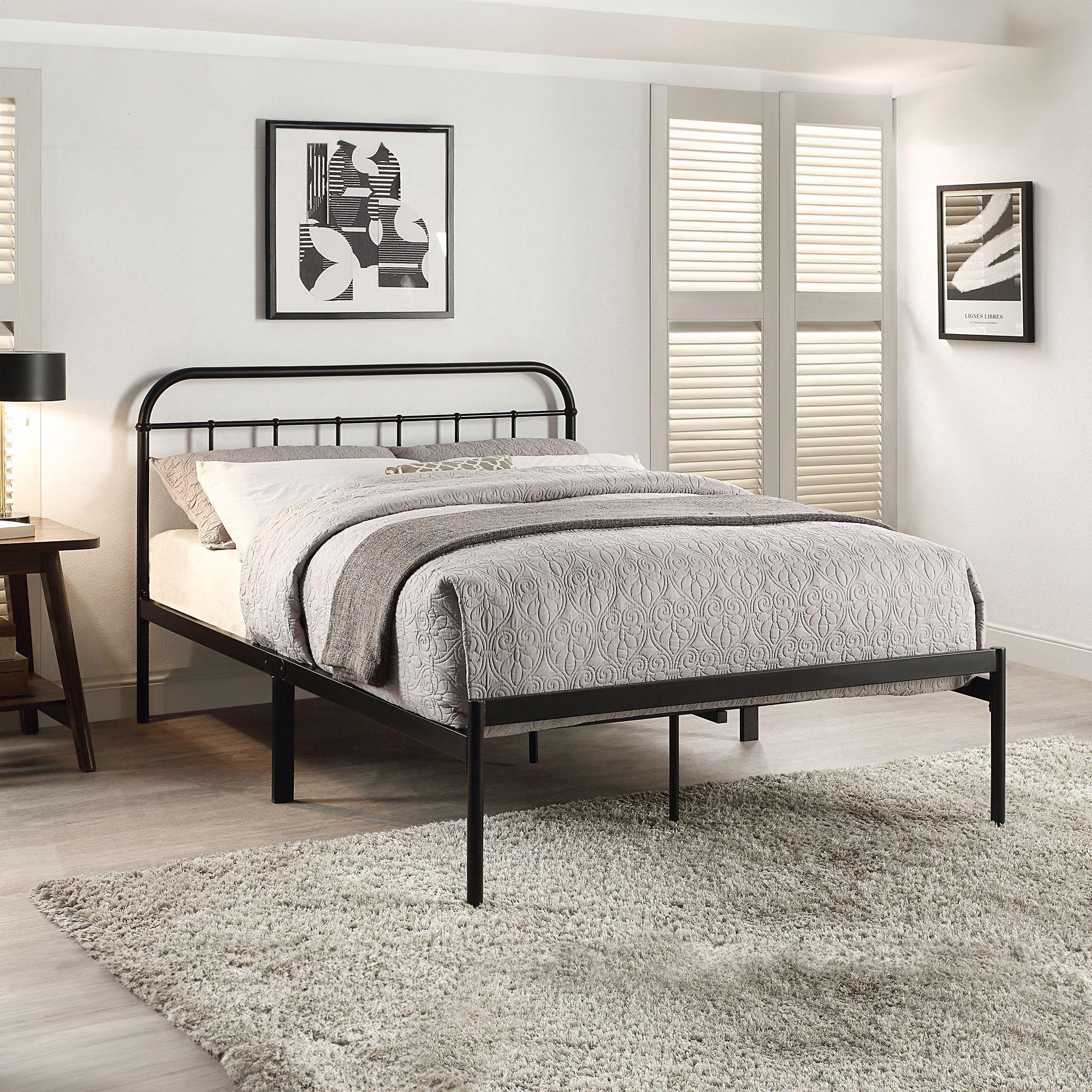 Aldbury Modern Traditional Style Metal Bed Frame