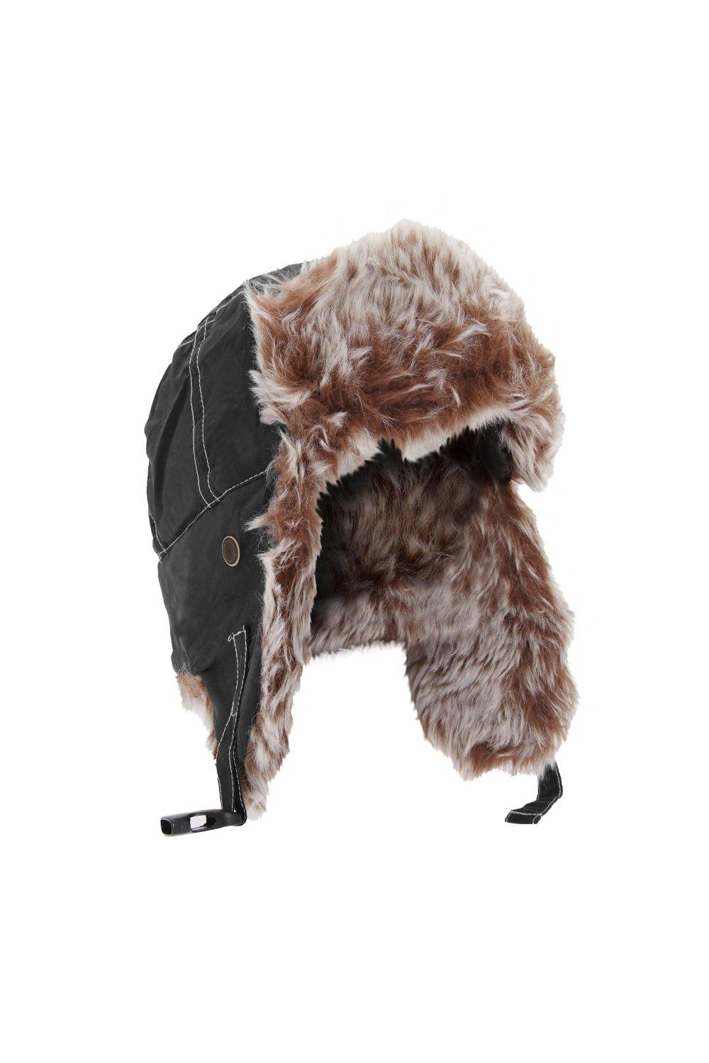Result Men's Classic Thermal Winter Ski Sherpa Trapper Hat|Size: M|black