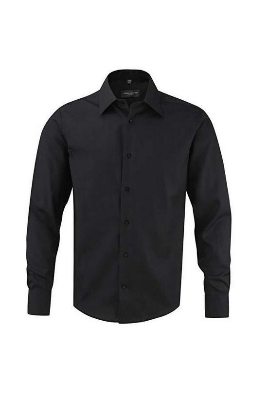 Russell Collection Long Sleeve Tailored Ultimate Non-Iron Shirt 5