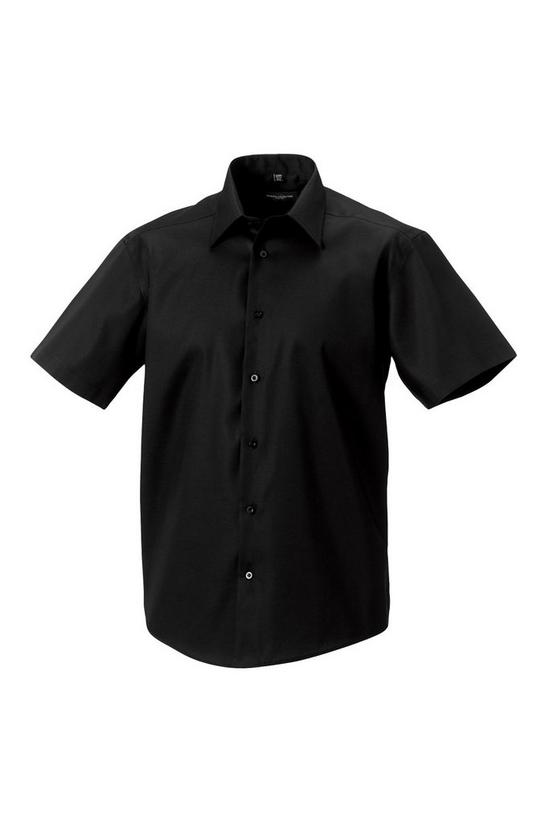 Russell Collection Short Sleeve Tailored Ultimate Non-Iron Shirt 1