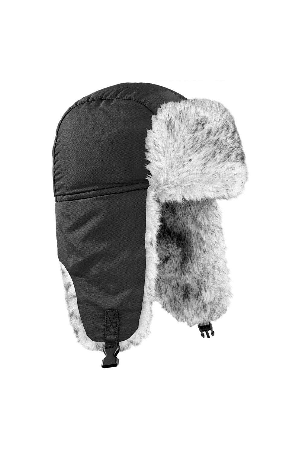 Beechfield Thermal Winter Sherpa Trapper Hat|Size: L/XL|black
