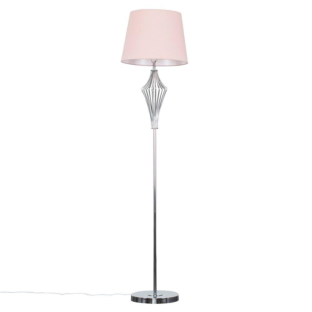 Jaspa Silver Floor Lamp