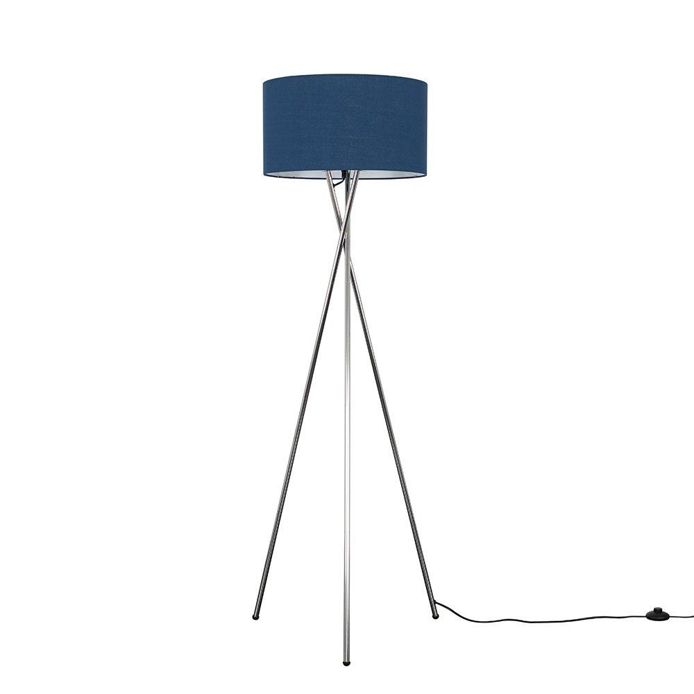 Miron 154cm Tripod Floor Lamp blue