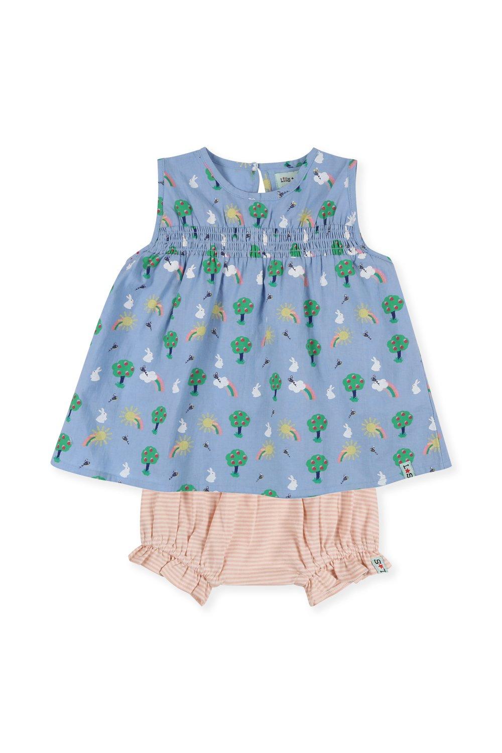 Bunny Dress And Bloomer Set