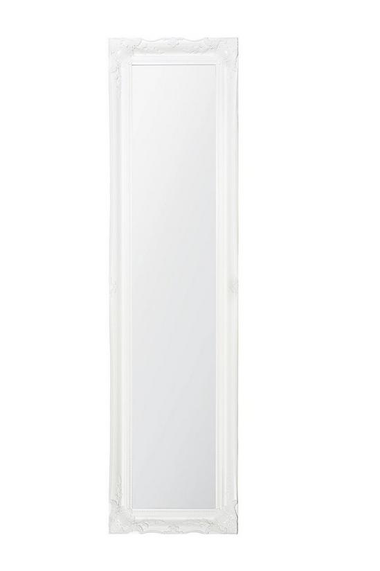 MirrorOutlet "Hamilton" White Shabby Chic Full Length Wall Mirror 167cm x 45cm 2