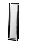 MirrorOutlet 'Aston' Black All Glass Venetian Full Length Cheval Mirror 150 x 40 CM thumbnail 2