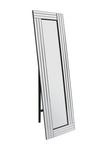 MirrorOutlet 'Oakley' All Glass Triple Edge Bevelled Full Length Cheval Mirror 150 x 40 CM thumbnail 2