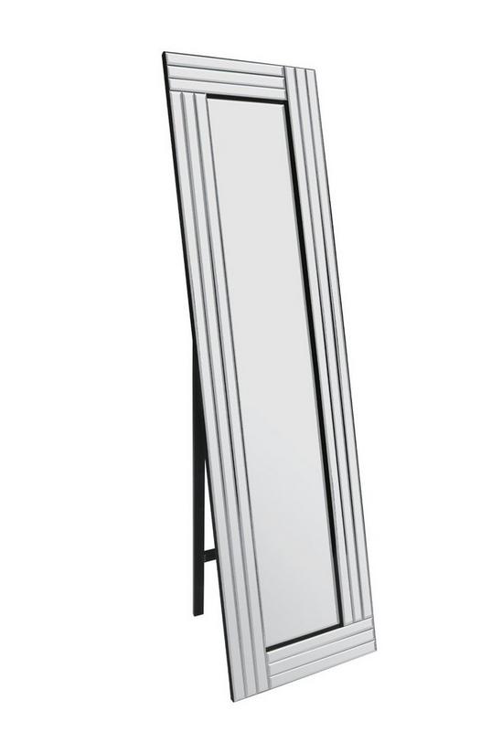 MirrorOutlet 'Oakley' All Glass Triple Edge Bevelled Full Length Cheval Mirror 150 x 40 CM 2