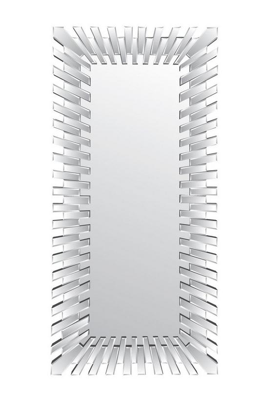 MirrorOutlet 'Starburst' All Glass Stylised Full Length Dress Wall Mirror 170 x 79 CM 2
