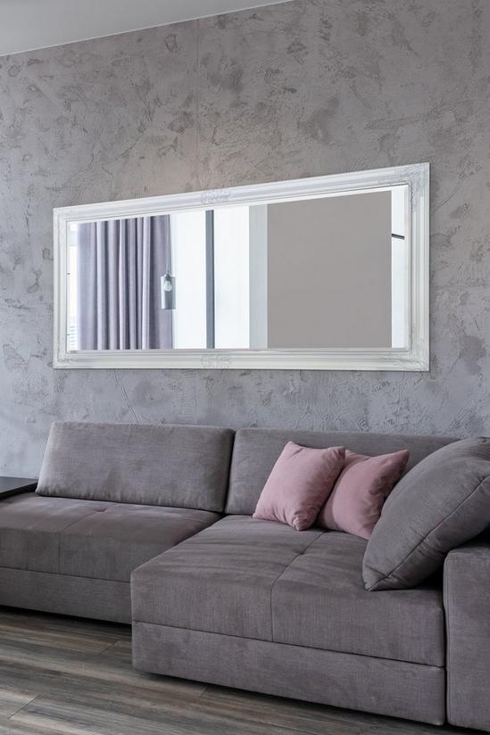 MirrorOutlet 'Austen' White Elegant Full Length Wall Mirror 160cm x 73cm 1