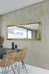 MirrorOutlet 'Austen' Gold Elegant Full Length Wall Mirror 160cm x 73cm thumbnail 1
