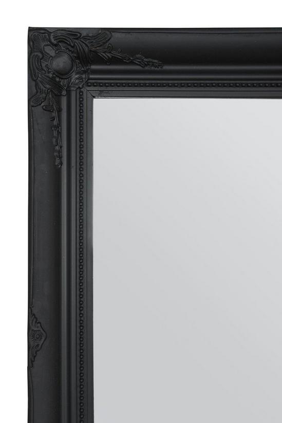 MirrorOutlet 'Hamilton' Large Black Shabby Chic Wall/Leaner Mirror 6ft6 X 2ft6 198cm x 75cm 3