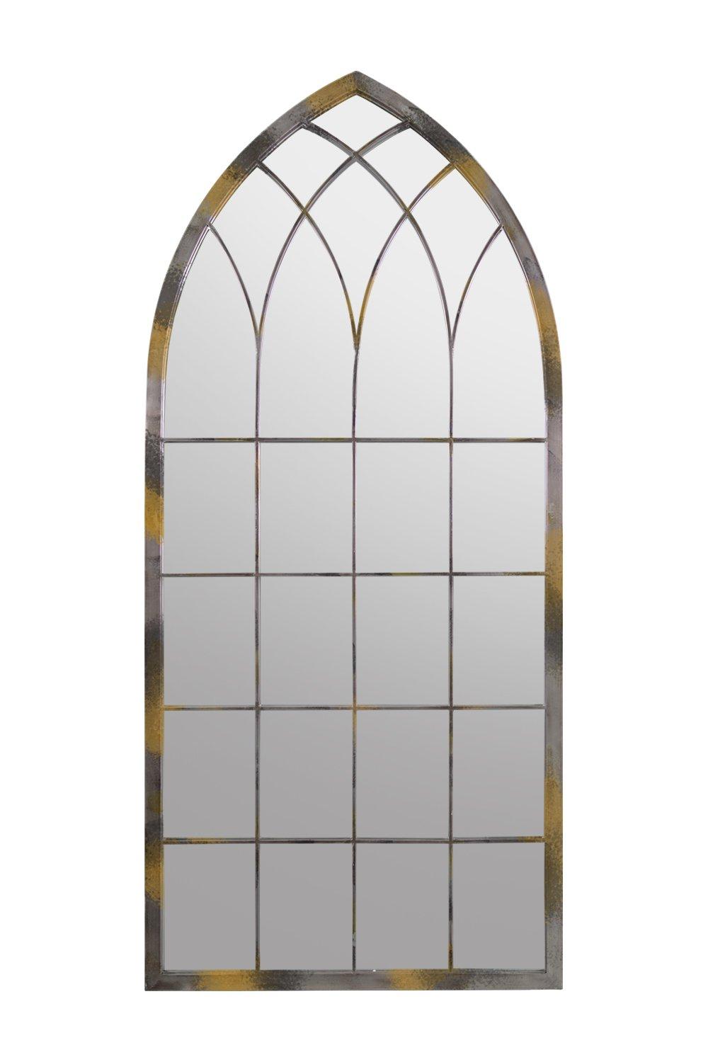 Somerley Rustic Arch Full Length Large Metal Garden Mirror 161 x 72 CM
