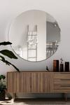 MirrorOutlet All Glass Circular Bevelled Venetian Design Round Wall Mirror 100 x 100 CM thumbnail 1