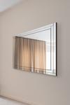 MirrorOutlet 'Luxford' All Glass Venetian Bevelled Large  Wall Mirror 144 x 115.5CM /  4ft8 x 3ft9 thumbnail 1