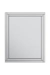 MirrorOutlet 'Luxford' All Glass Venetian Bevelled Large  Wall Mirror 144 x 115.5CM /  4ft8 x 3ft9 thumbnail 2