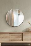 MirrorOutlet All Glass Bevelled Classic Design Round Mirror 70 x 70CM thumbnail 1