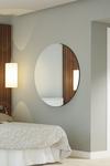 MirrorOutlet All Glass Circular Bevelled Venetian Design Round Wall Mirror 110 x 110CM thumbnail 1