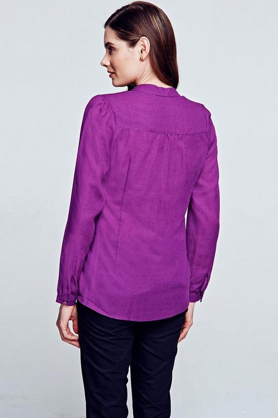 Hot Squash Blouse with pleat front 2