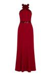 Hot Squash Halterneck Maxi Evening Gown with Sequins thumbnail 3